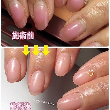 指回りも丁寧に…ネイルケアが得意